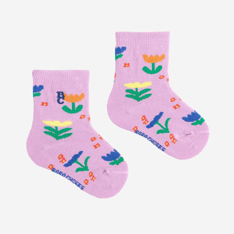 Garden Party All Over Short Socks