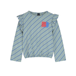 T-Shirt Frilles Stripes – iceberg