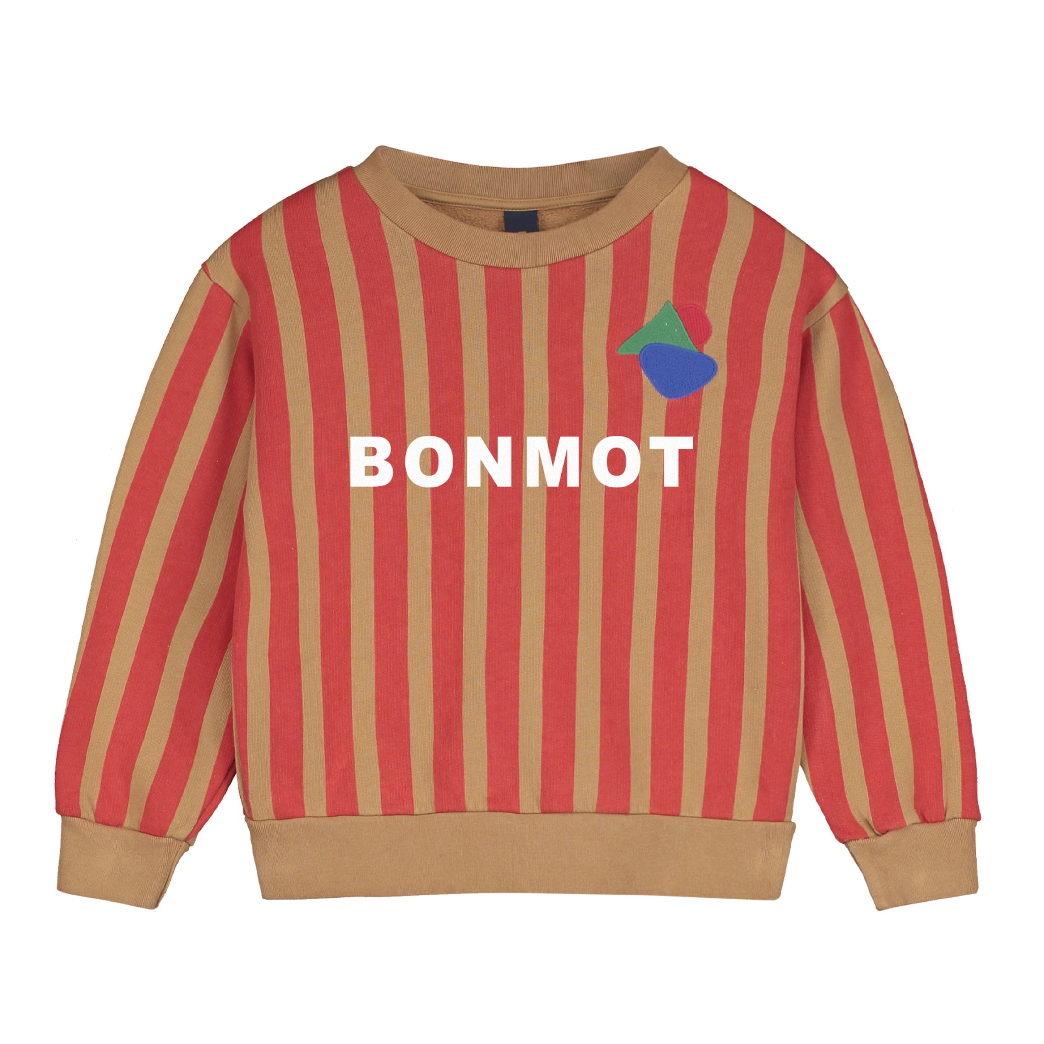 Sweatshirt Allover Stripes BM – wood