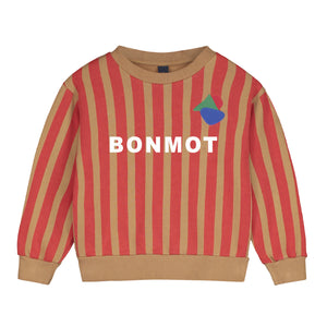 Sweatshirt Allover Stripes BM – wood