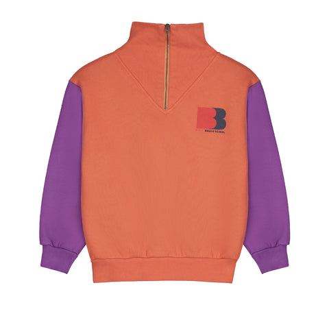 Sweatshirt Zipp Color Sleeve – orangine