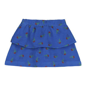 Mini Skirt All Over Maths – fresh blue