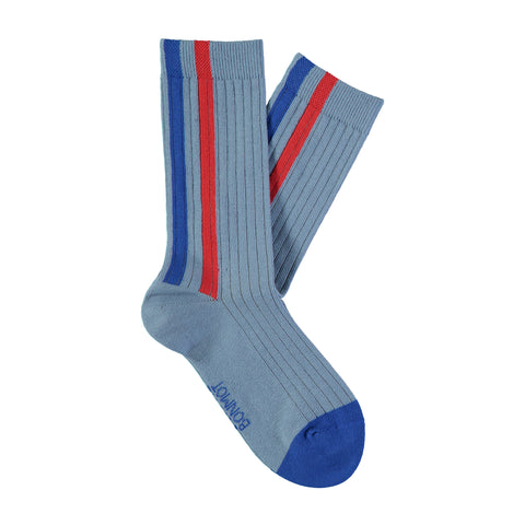 Socks Two Vertical Stripes – iceberg