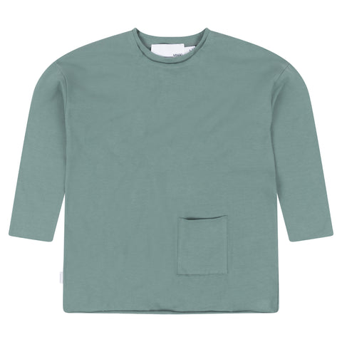 Longsleeve oversized – teal