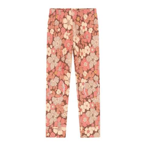 Legging Winter – flowerpower peach