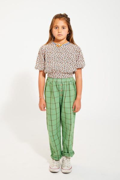 Trousers – green checkered