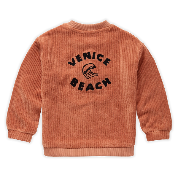 Sweat Cardigan Venice – café brown