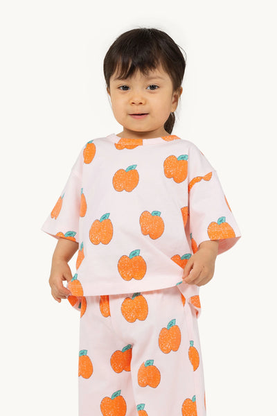 Apples Baby Tee – pastel pink