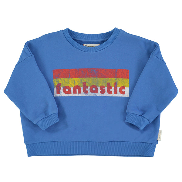 Sweatshirt Blue – "Fantastic" print